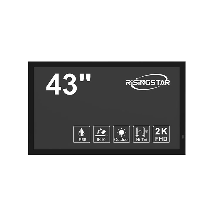 43 Inch Maintenance Free Outdoor LCD Digital Signage