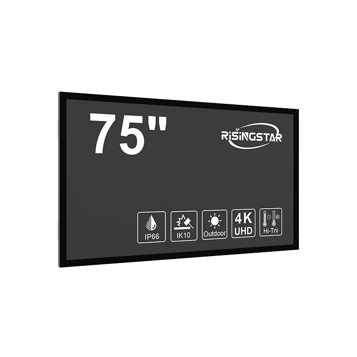 75 Inch Outdoor Maintenance Free Waterproof Digital Display