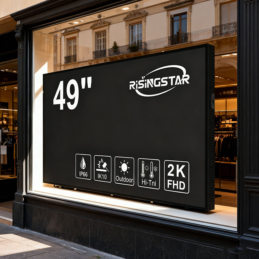49 Inch High Brightness Window Digital Signage 