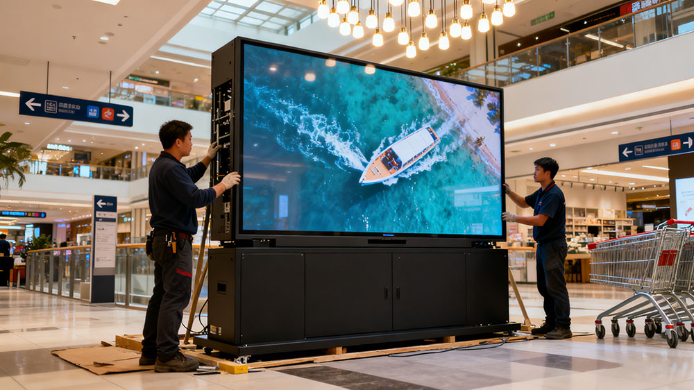 86 inch high brightness passenger information display