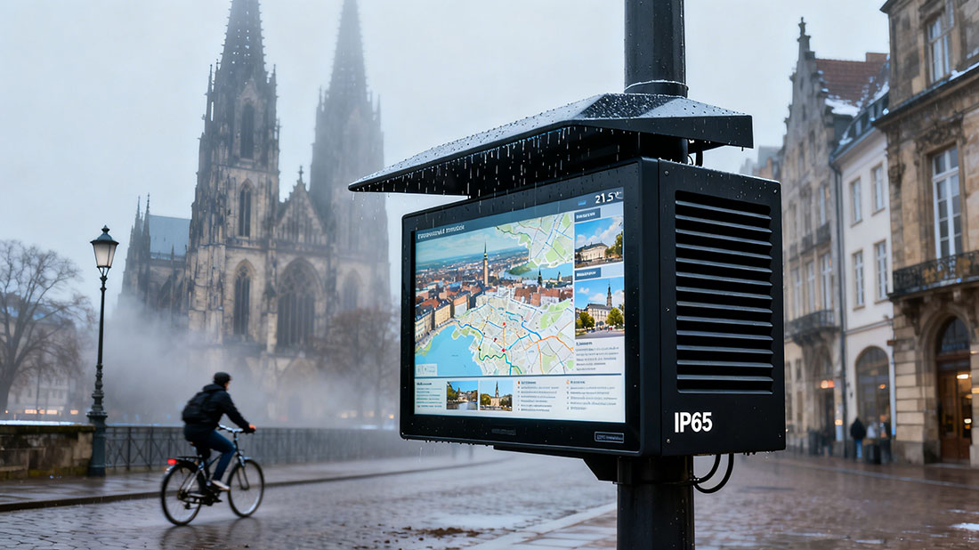 21.5 Inch Outdoor Waterproof Air Cooled Display