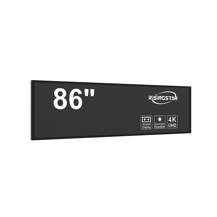 86" Industrial Grade uUltra High Brightness Strip Display