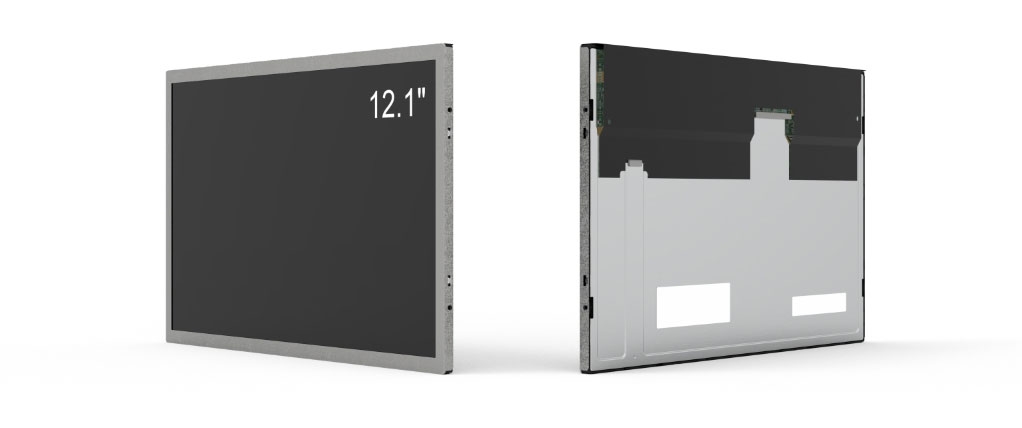 12.1 inch high brightness industrial LCD panel with 1280 X 800 resolution