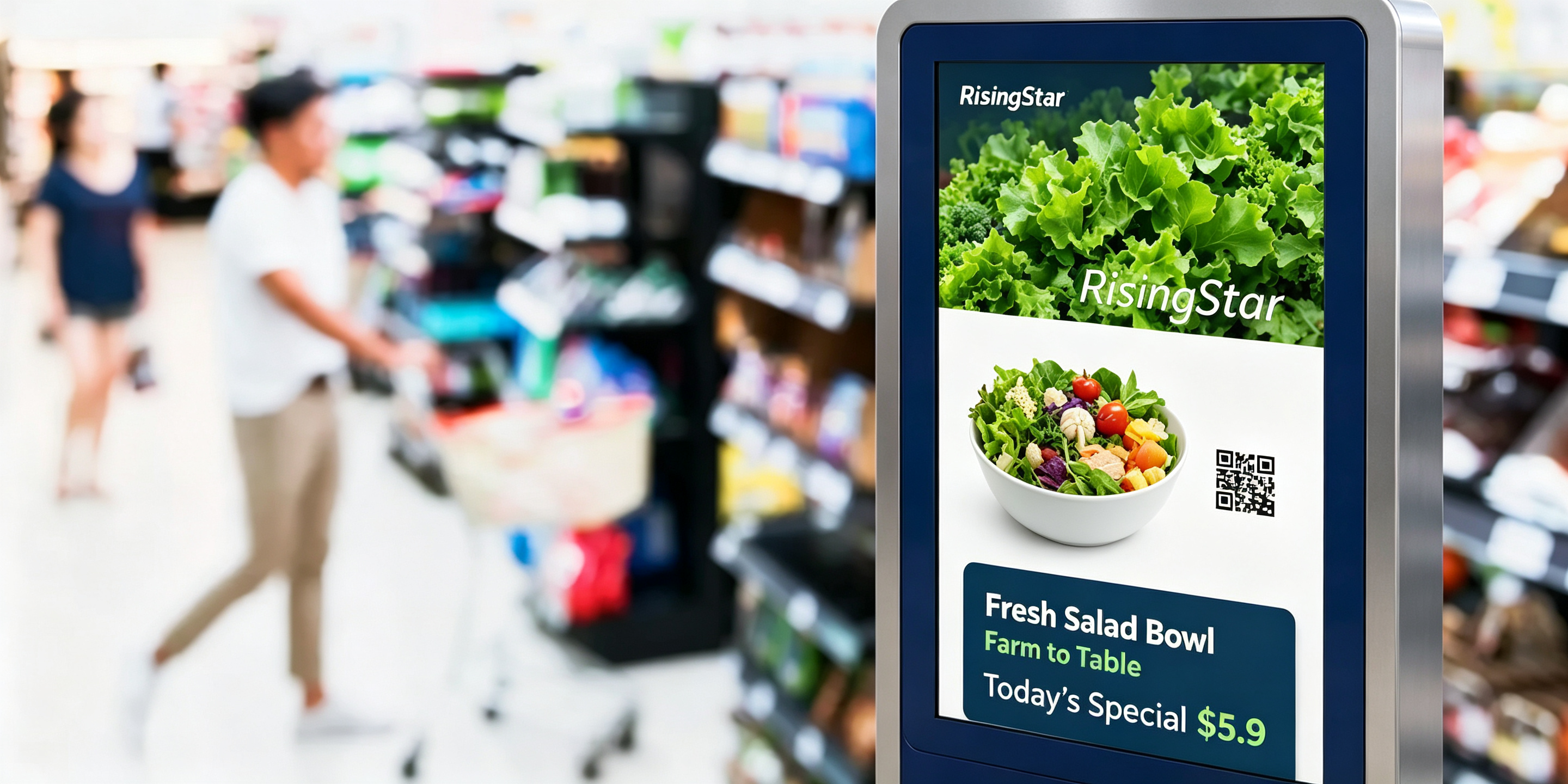 Point-of-Purchase LCD Displays for DOOH: Specs for Aisles, Checkout, and Menus