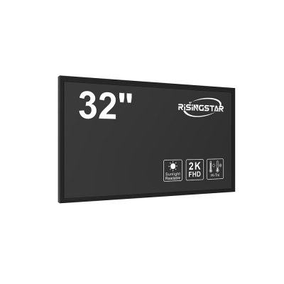 32 inch sunlight readable window facing display with 1500 nits brightness 