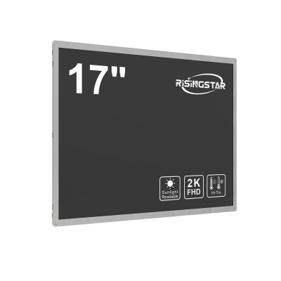 17" High Brightness 4:3 TFT/IPS LCD Screen