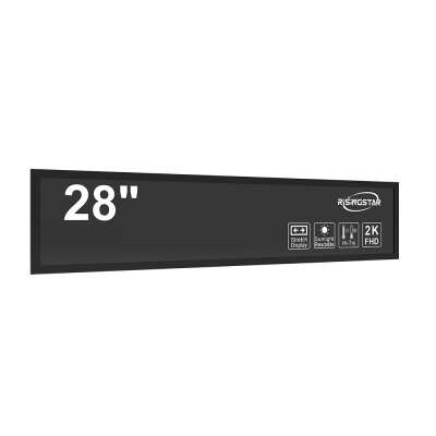 28 inch stretched LCD bar with 2500 nits brightness 