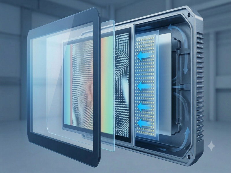 Sealed but Cool: Thermal Dissipation Engineering in Fully Enclosed Waterproof Displays