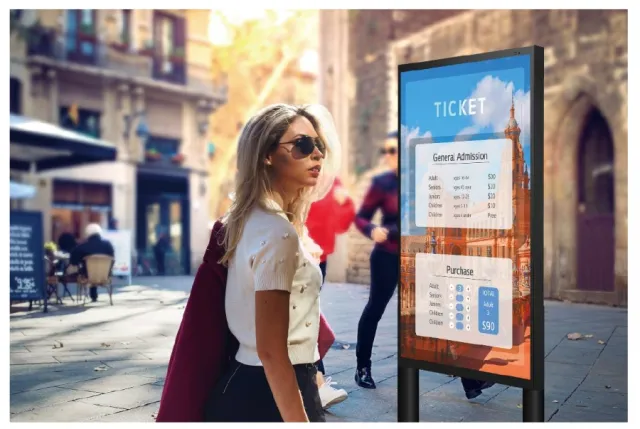 industrial advertising outdoor monitor