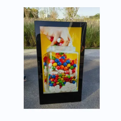 outdoor portable battery-powered digital signage display