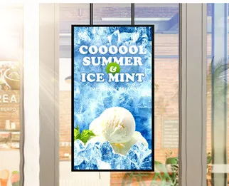 om55b 55 inch outdoor window facing high brightness display