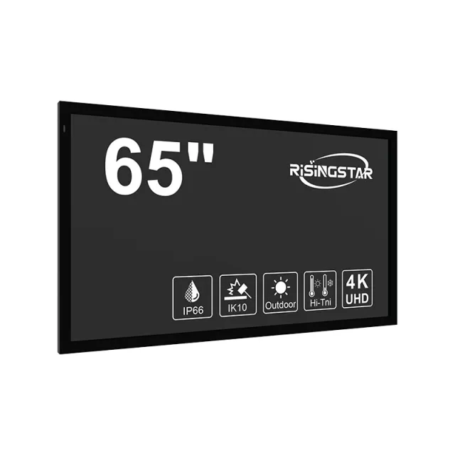 65 inch high brightness outdoor waterproof lcd monitor