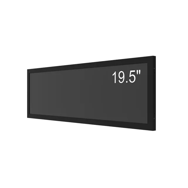 19.5”high brightness cut strip lcd screen