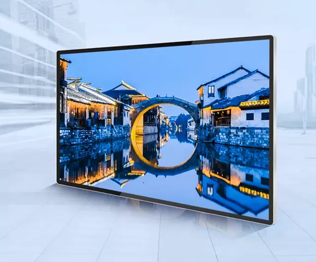 43 inch window facing display 1500 nits high brightness for shop