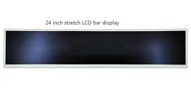 24 inch ultra wide stretched lcd digital signage display
