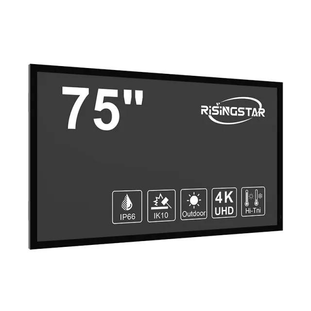 75 inch waterproof digital signage monitor