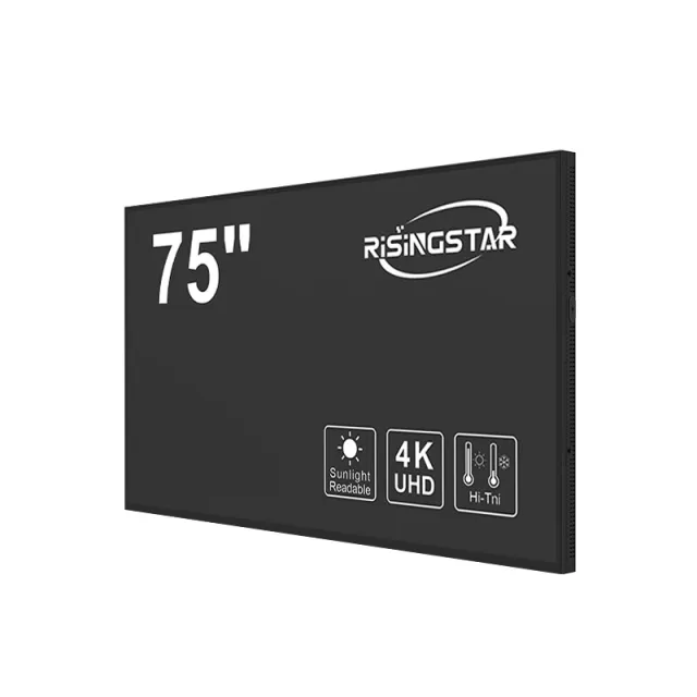 75 inch ultra high brightness window digital display