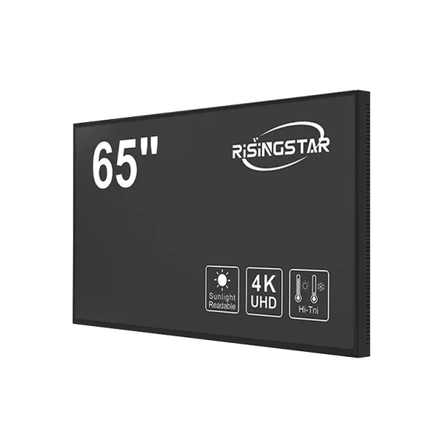 65 inch high brightness window facing digital display