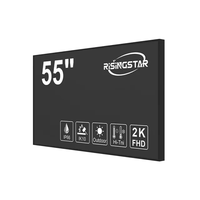 55 inch high brightness digital signage window display