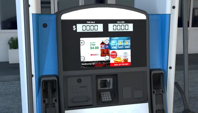 21.5 inch high brightness industrial lcd panel for gas station