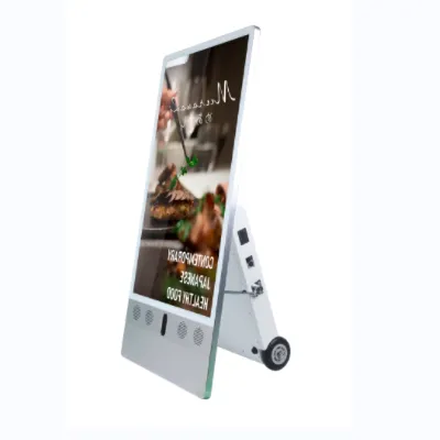43 inch outdoor battery powered digital lcd display a-frame board
