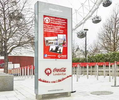 direct supply 43 inch outdoor floor standing lcd display for advertising