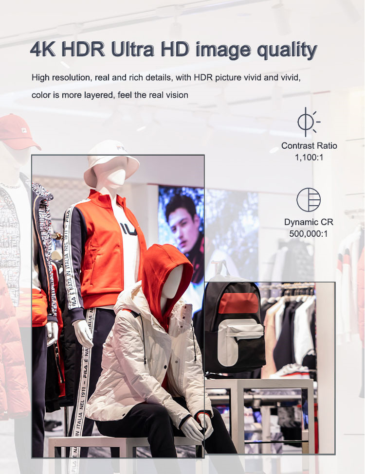 75 inch 4K outdoor window facing Advertising display   4K