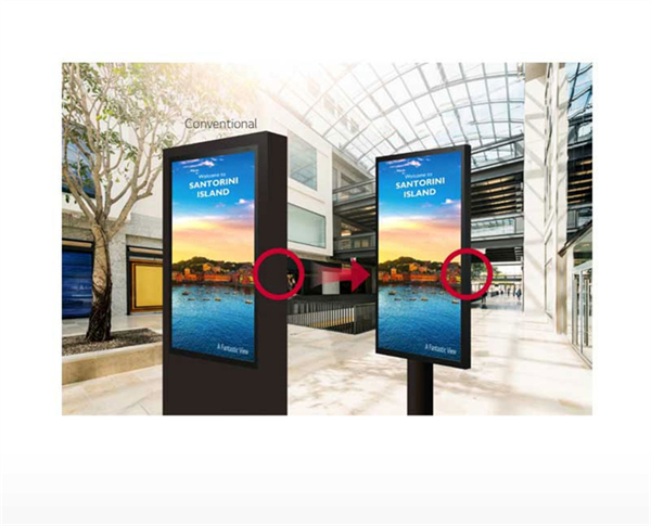 49 Inch 2000nit Outdoor Digital Signage Display