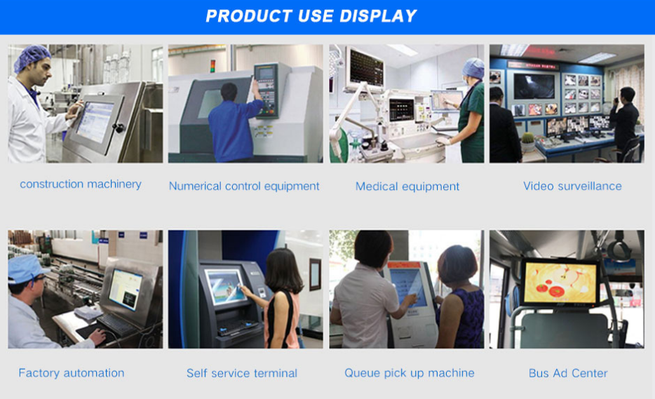 21.5 inch industrial touch LCD monitor with  1000 nits high brightness