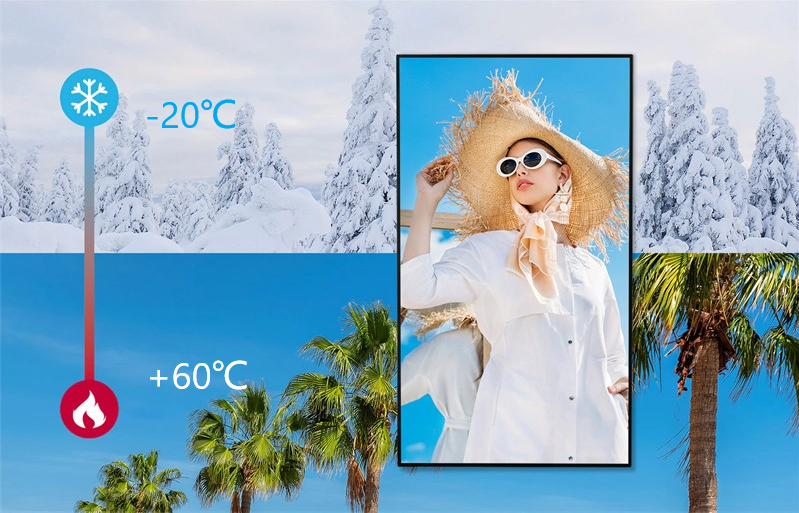 Risingstar wide temperature LCD panel keep working from -20℃ to +60℃
