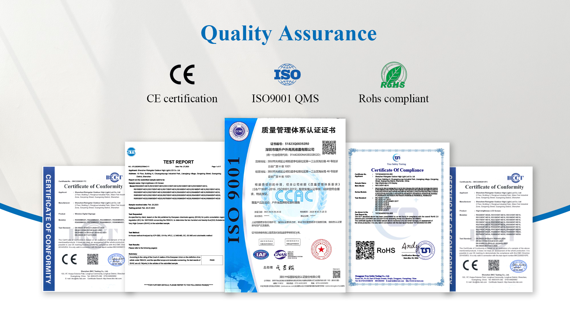 Certification