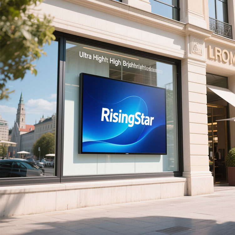 49 inch ultra thinner high brightness window facing display