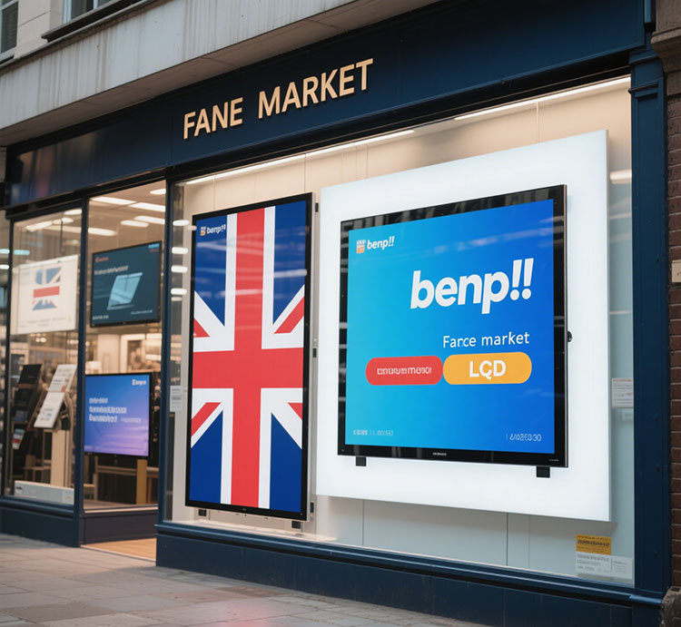 Face window LCD displays in the UK market