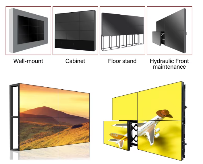 videowall different installation