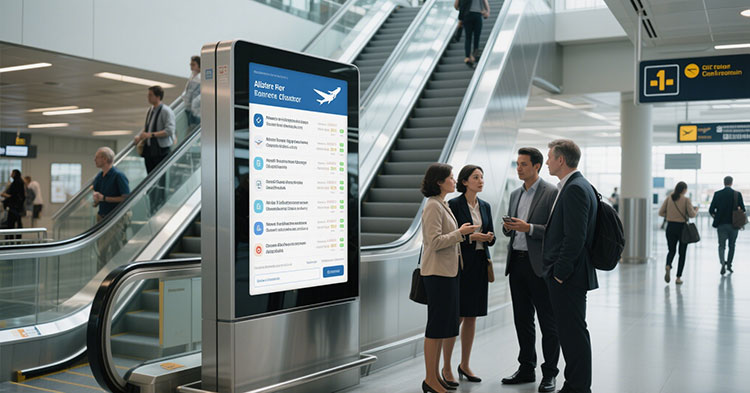 98-Inch-High-Brightness-Display-Screen-Airport-Solution