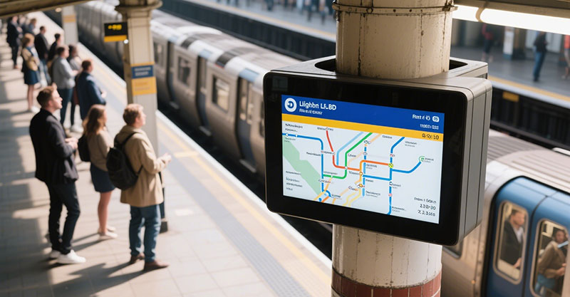 Railway-transportation-high-brightness-LCD-display-passenger-information-solution