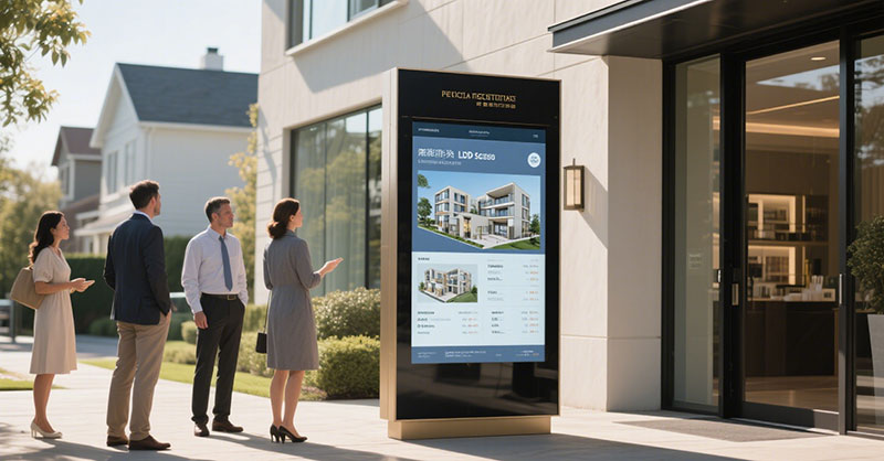 Digital-Real-Estate-Signage-Sunlight-Readable-LCD-Solution
