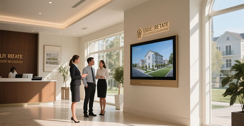 Digital-Real-Estate-Signage-Sunlight-Readable-LCD-Solution