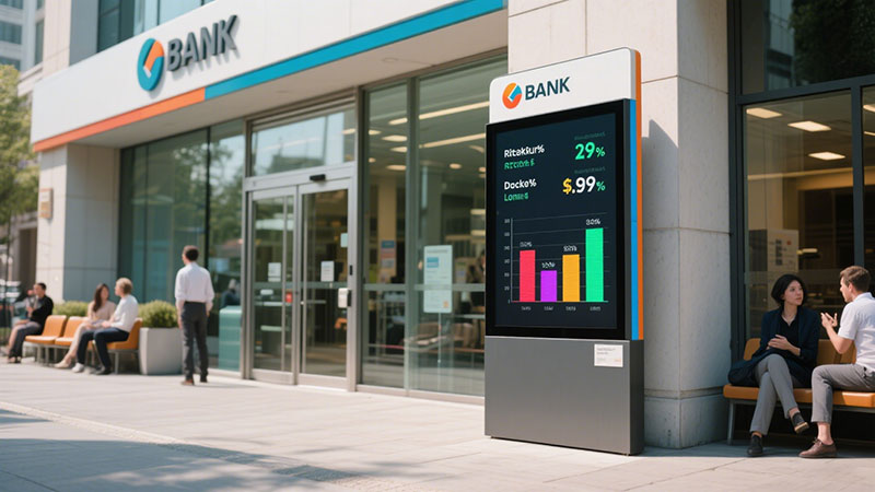 Bank-Entrance-Digital-Signage-Solutions