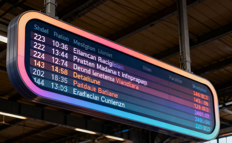 passenger information display