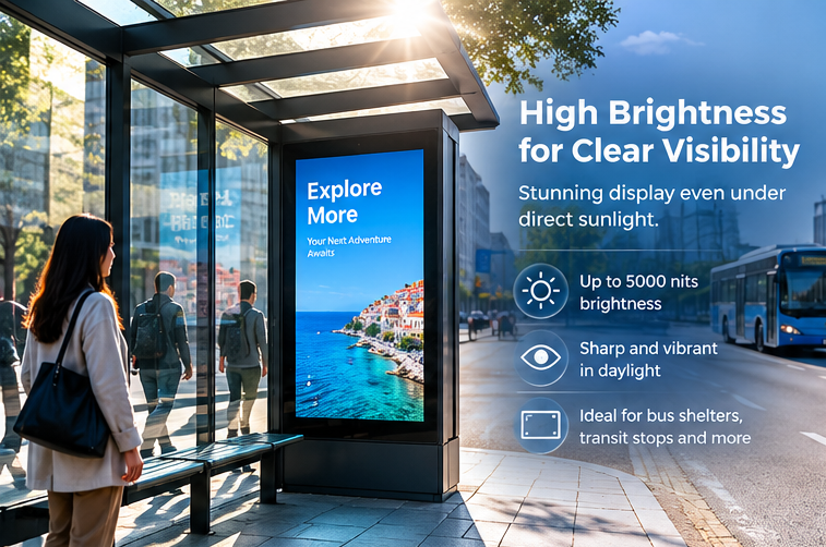 Street Furniture LCD Displays for DOOH (1)