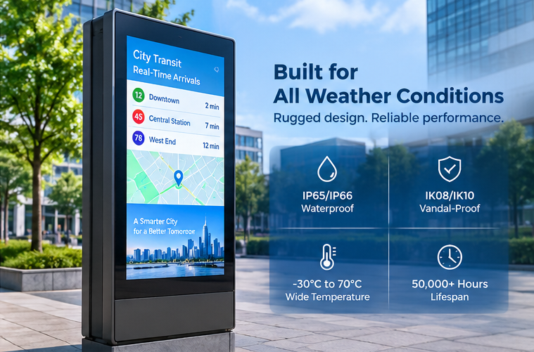 Street Furniture LCD Displays for DOOH (6)